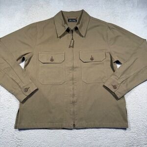 Line of Trade Corbin Service Jacket M Brown Cotton Canvas Workwear Bespoke Post
